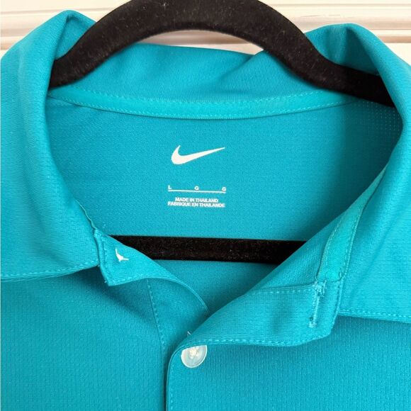 Nike Men's Teal Polo Shirt - Picture 3 of 6